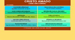 Desktop Screenshot of cristoamado.com.br