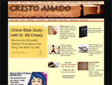 Tablet Screenshot of cristoamado.com